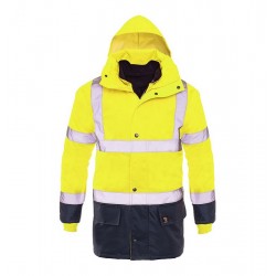 PROLUMO 5IN1 KURTKA OCIEPLANA ŻÓŁTA HV M-XXXL